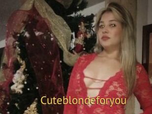 Cuteblondeforyou